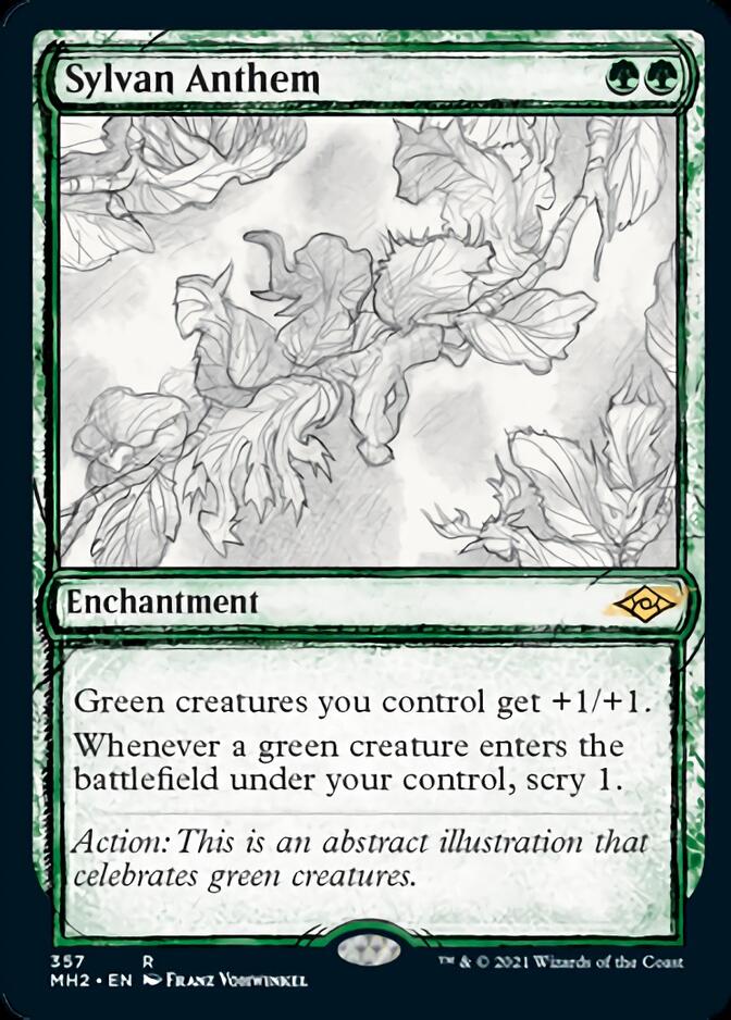 Sylvan Anthem (Sketch) [Modern Horizons 2] | Gear Gaming Fayetteville