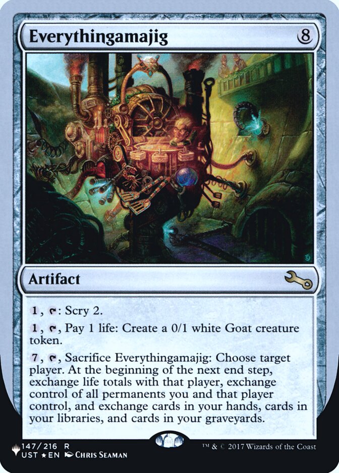 Everythingamajig (Scry) (Unfinity Foil Edition) [The List] | Gear Gaming Fayetteville