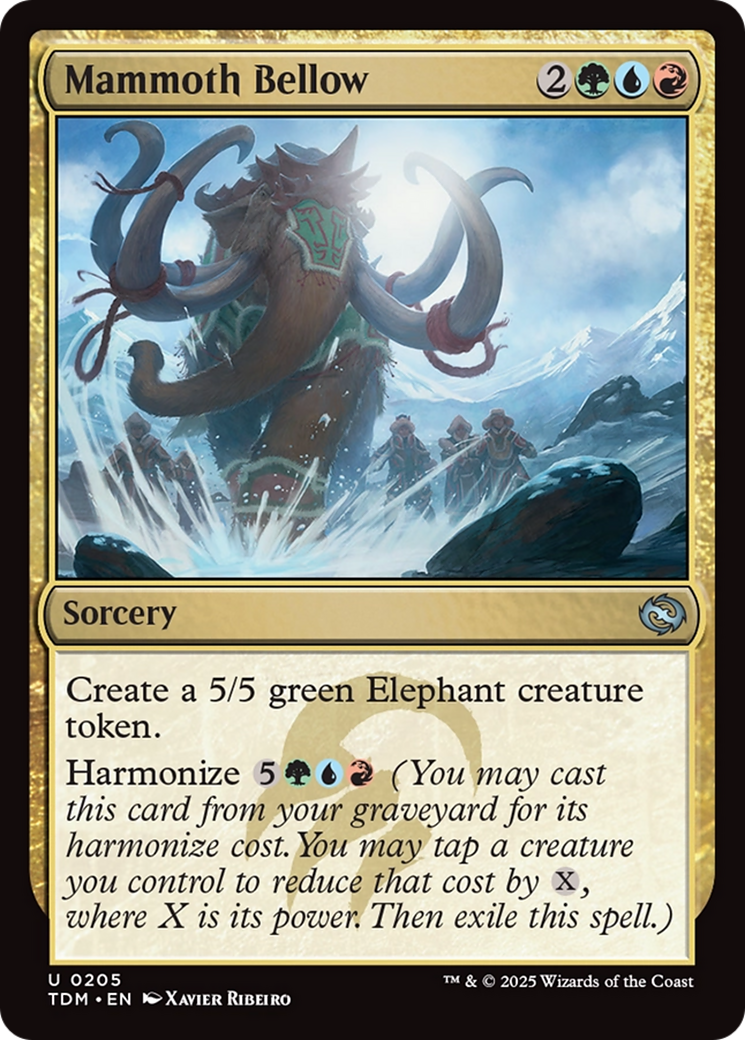 Mammoth Bellow [Tarkir: Dragonstorm] | Gear Gaming Fayetteville