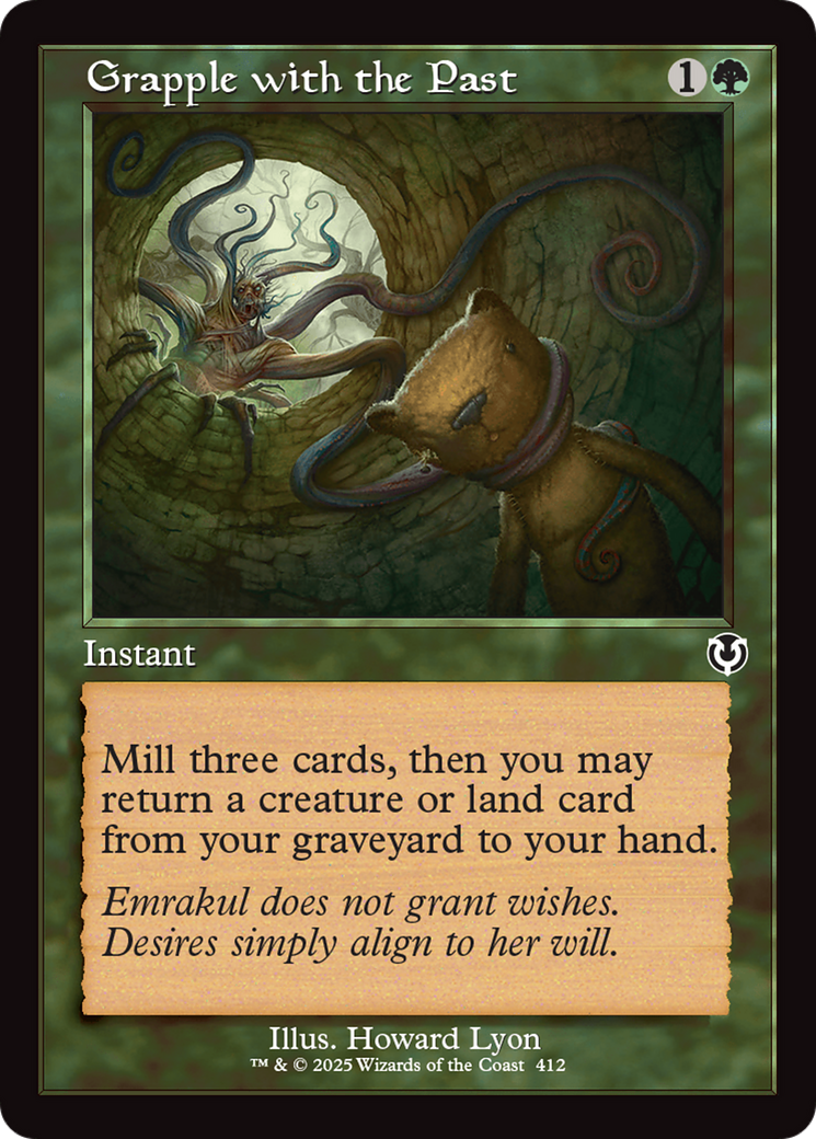 Grapple with the Past (Retro Frame) [Innistrad Remastered] | Gear Gaming Fayetteville