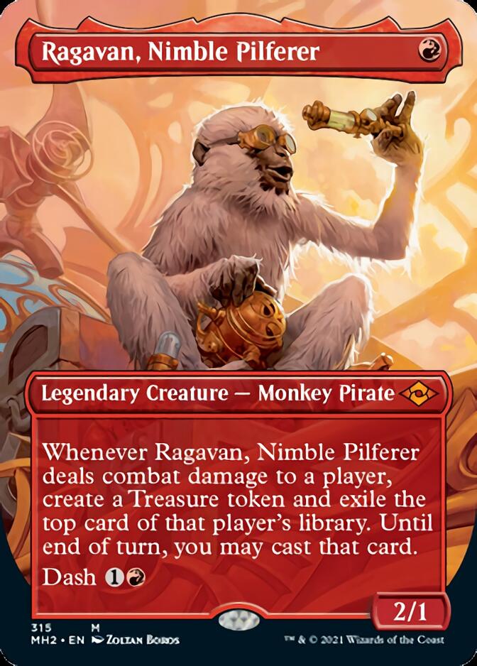 Ragavan, Nimble Pilferer (Borderless Alternate Art) [Modern Horizons 2] | Gear Gaming Fayetteville