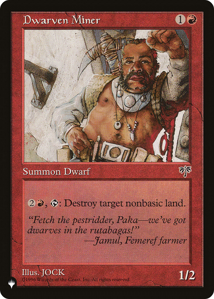 Dwarven Miner [The List] | Gear Gaming Fayetteville