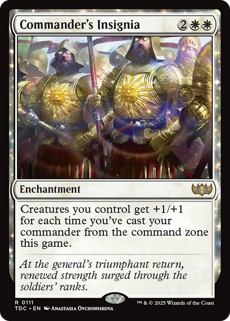 Commander's Insignia [Tarkir: Dragonstorm Commander] | Gear Gaming Fayetteville