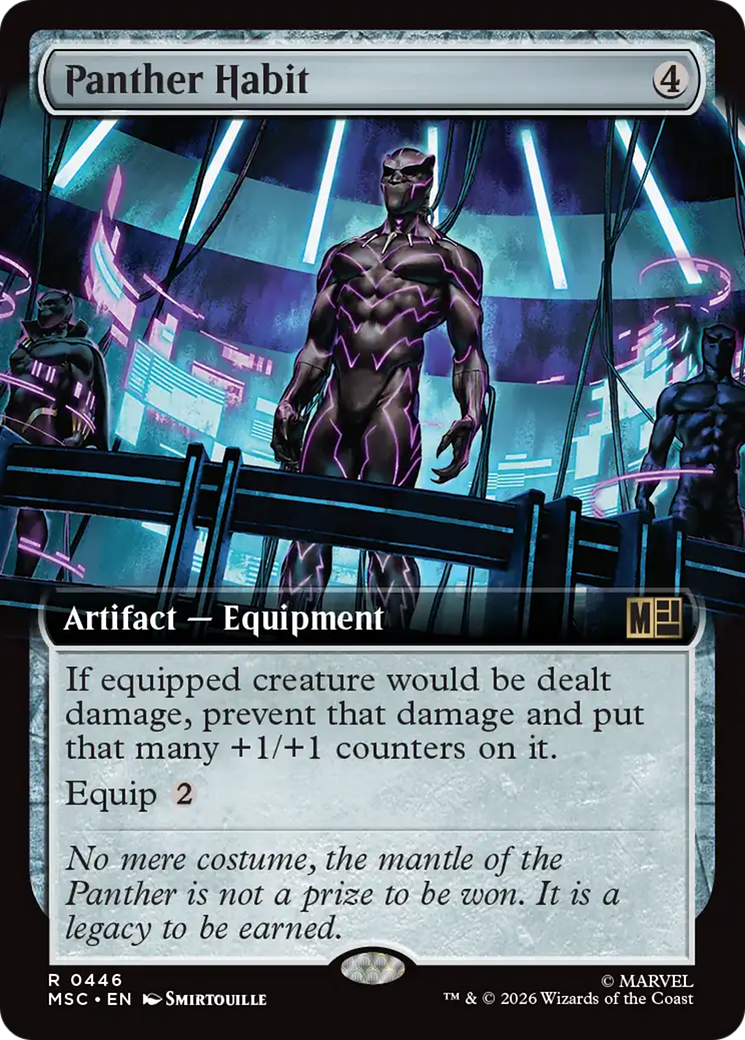 Panther Habit (Extended Art) [Marvel Super Heroes Commander] | Gear Gaming Fayetteville