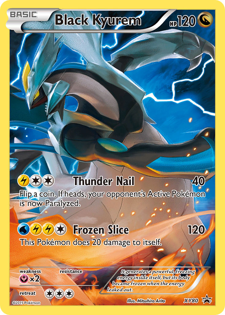 Black Kyurem (XY80) (Full Art Promo) [XY: Black Star Promos] | Gear Gaming Fayetteville