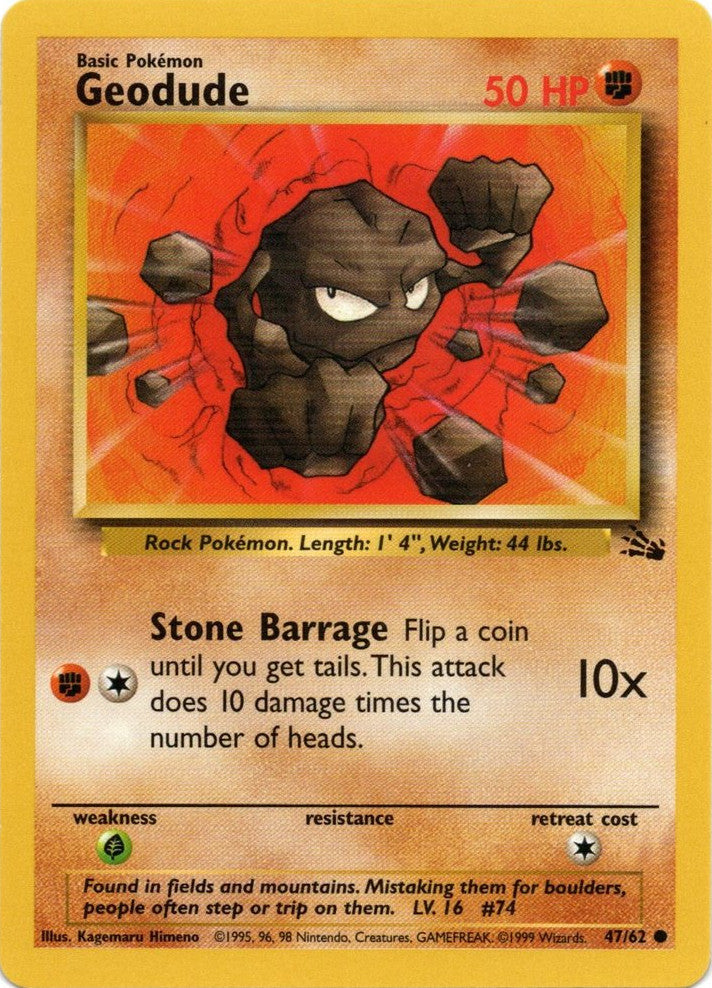 Geodude (47/62) [Fossil Unlimited] | Gear Gaming Fayetteville