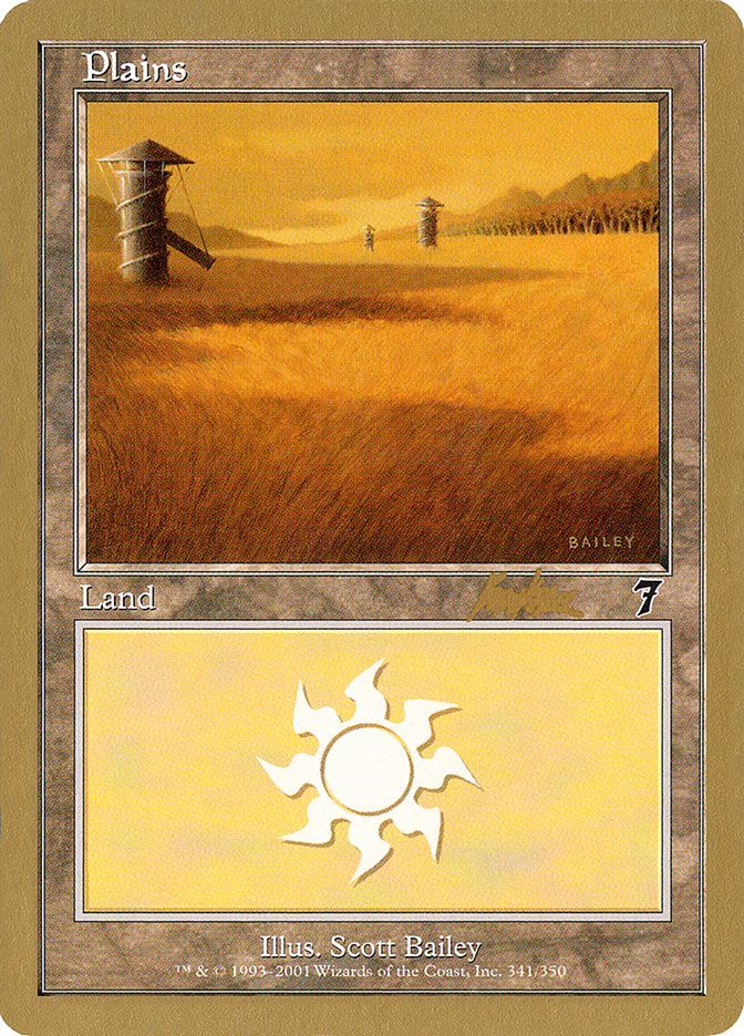 Plains (bk341) (Brian Kibler) [World Championship Decks 2002] | Gear Gaming Fayetteville
