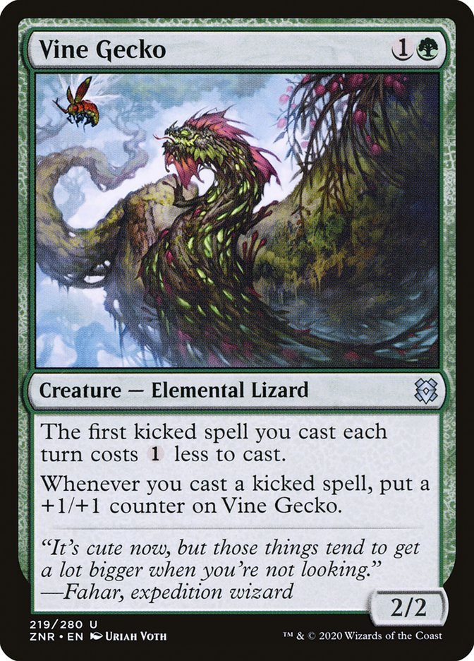 Vine Gecko [Zendikar Rising] | Gear Gaming Fayetteville