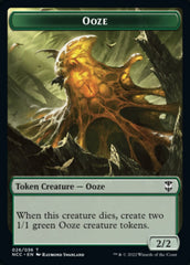 Ooze (026) // Treasure (015) Double-Sided Token [Streets of New Capenna Commander Tokens] | Gear Gaming Fayetteville