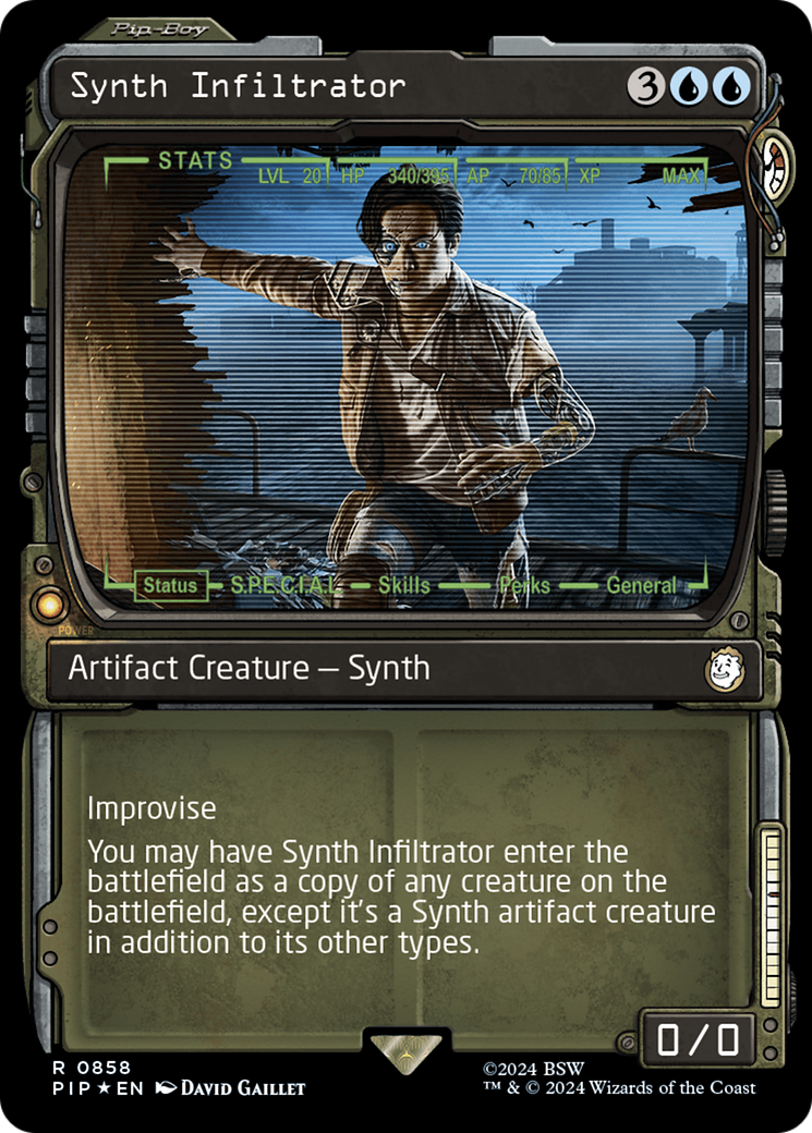 Synth Infiltrator (Showcase) (Surge Foil) [Fallout] | Gear Gaming Fayetteville