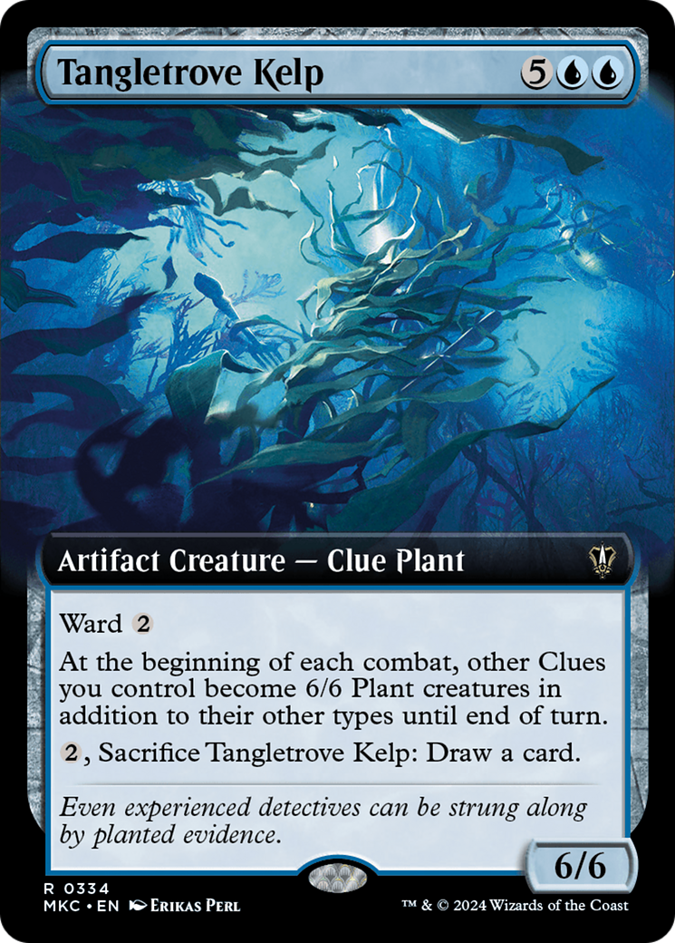 Tangletrove Kelp (Extended Art) [Murders at Karlov Manor Commander] | Gear Gaming Fayetteville