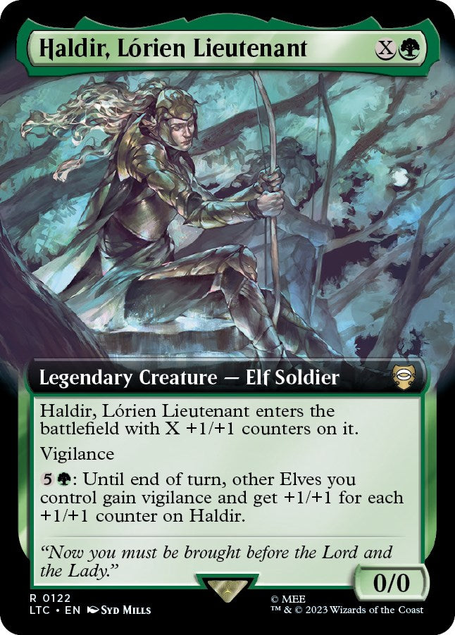 Haldir, Lorien Lieutenant (Extended Art) [The Lord of the Rings: Tales of Middle-Earth Commander] | Gear Gaming Fayetteville