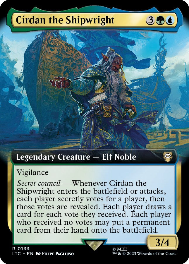Cirdan the Shipwright (Extended Art) [The Lord of the Rings: Tales of Middle-Earth Commander] | Gear Gaming Fayetteville