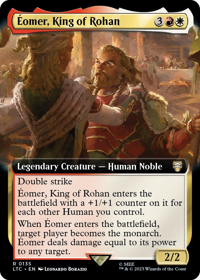 Eomer, King of Rohan (Extended Art) [The Lord of the Rings: Tales of Middle-Earth Commander] | Gear Gaming Fayetteville