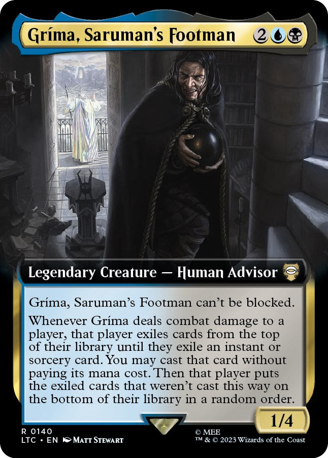 Grima, Saruman's Footman (Extended Art) [The Lord of the Rings: Tales of Middle-Earth Commander] | Gear Gaming Fayetteville