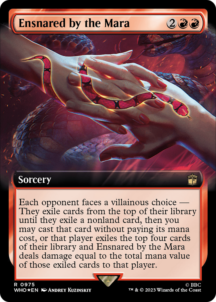 Ensnared by the Mara (Extended Art) (Surge Foil) [Doctor Who] | Gear Gaming Fayetteville
