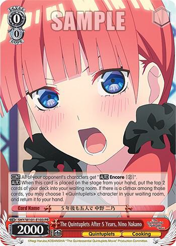 The Quintuplets After 5 Years, Nino Nakano - [The Quintessential Quintuplets Movie] | Gear Gaming Fayetteville