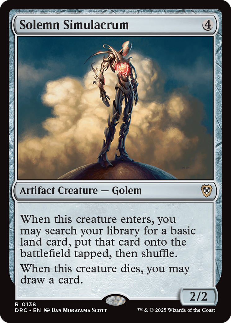 Solemn Simulacrum [Aetherdrift Commander] | Gear Gaming Fayetteville