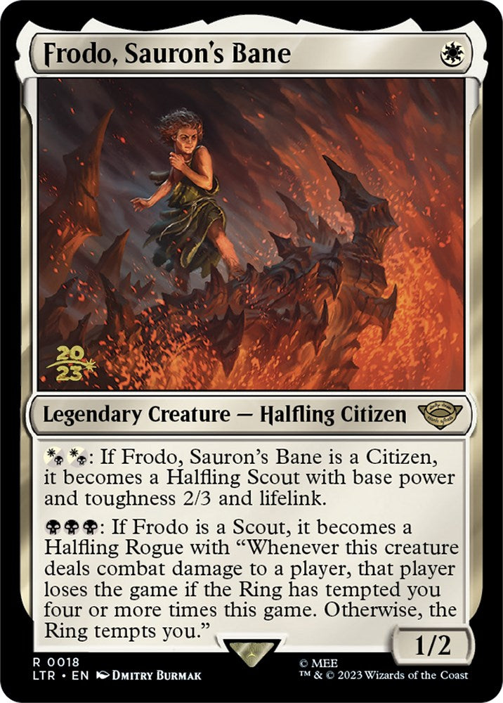 Frodo, Sauron's Bane [The Lord of the Rings: Tales of Middle-Earth Prerelease Promos] | Gear Gaming Fayetteville