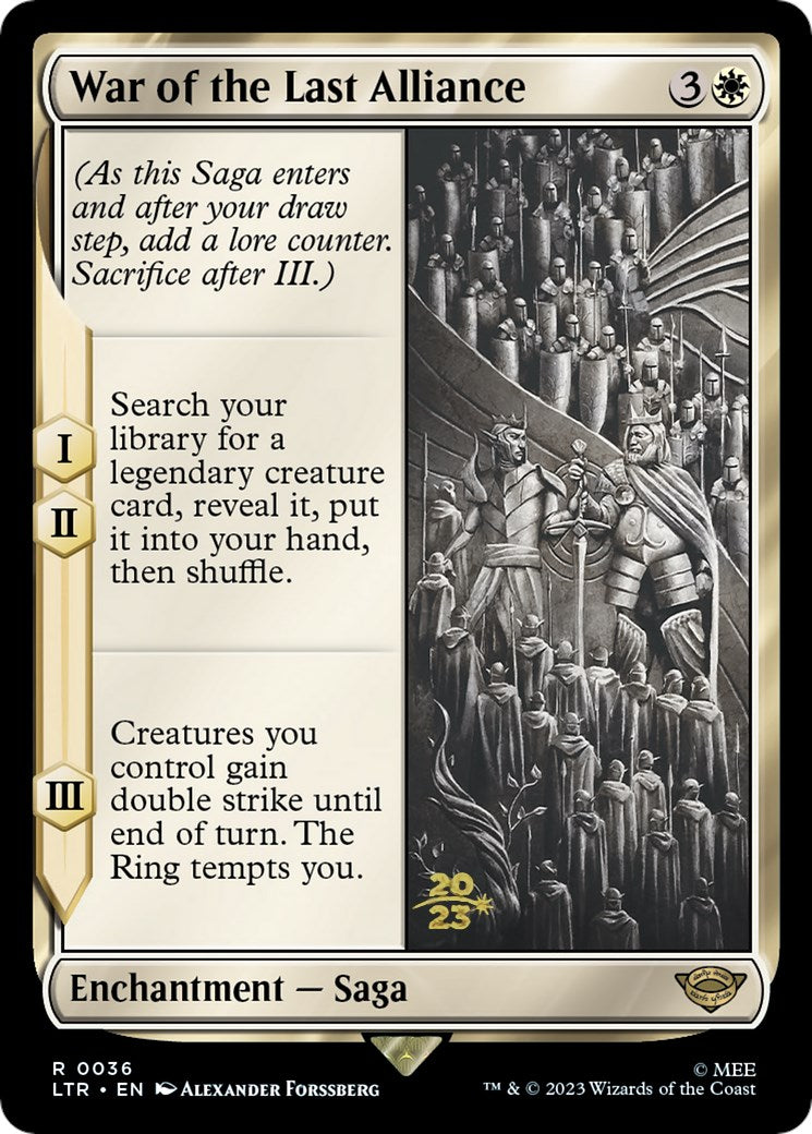 War of the Last Alliance [The Lord of the Rings: Tales of Middle-Earth Prerelease Promos] | Gear Gaming Fayetteville