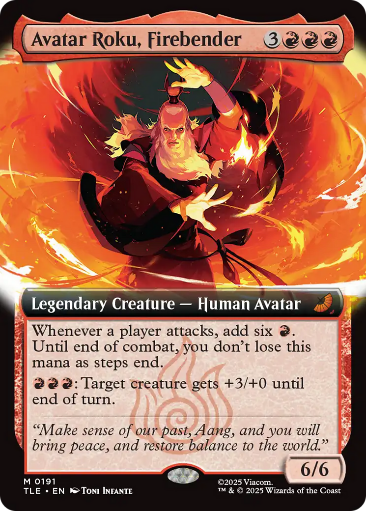 Avatar Roku, Firebender (Extended Art) [Avatar: The Last Airbender: Eternal-Legal] | Gear Gaming Fayetteville