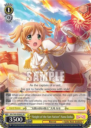 "Knight of the Sun Nation" Nana Daiba (SR) - [Revue Starlight -Re LIVE-] | Gear Gaming Fayetteville