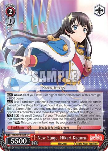 New Stage, Hikari Kagura (SR) - [Revue Starlight -Re LIVE-] | Gear Gaming Fayetteville