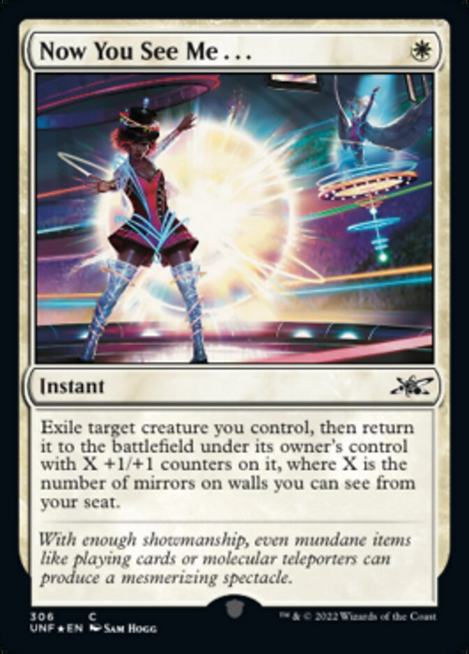 Now You See Me . . . (Galaxy Foil) [Unfinity] | Gear Gaming Fayetteville