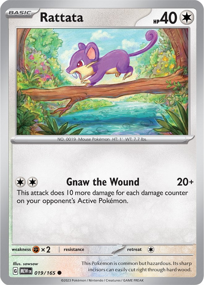 Rattata (019/165) [Scarlet & Violet 151] | Gear Gaming Fayetteville