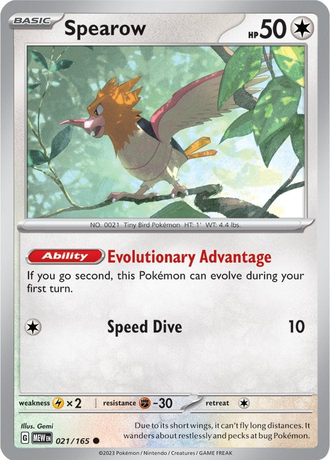 Spearow (021/165) [Scarlet & Violet 151] | Gear Gaming Fayetteville