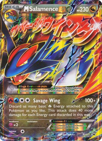 M Salamence EX (XY171) (Jumbo Card) [XY: Black Star Promos] | Gear Gaming Fayetteville