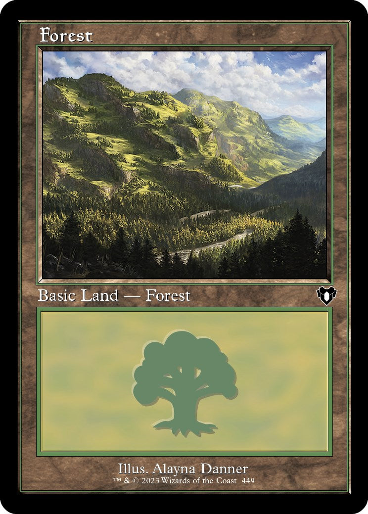 Forest (449) (Retro) [Commander Masters] | Gear Gaming Fayetteville