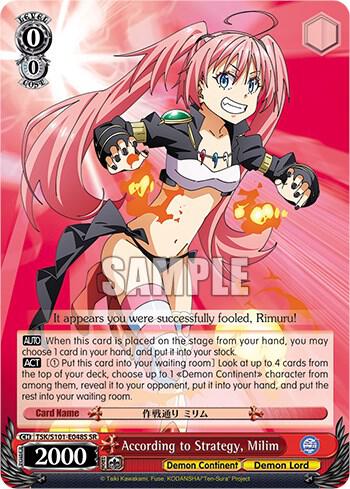 According to Strategy, Milim (SR) - [That Time I Got Reincarnated as a Slime Vol.3] | Gear Gaming Fayetteville