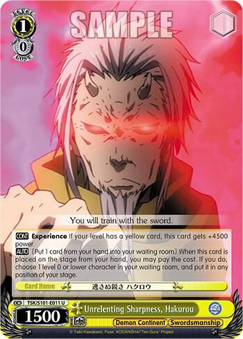 Unrelenting Sharpness, Hakurou - [That Time I Got Reincarnated as a Slime Vol.3] | Gear Gaming Fayetteville