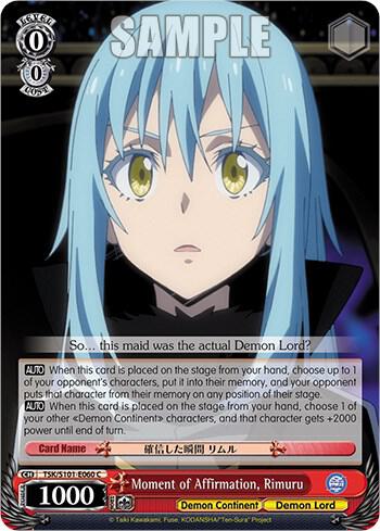 Moment of Affirmation, Rimuru - [That Time I Got Reincarnated as a Slime Vol.3] | Gear Gaming Fayetteville
