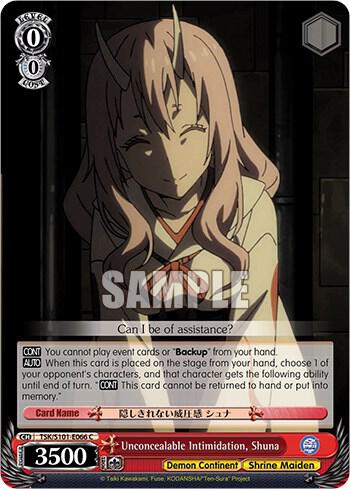Unconcealable Intimidation, Shuna - [That Time I Got Reincarnated as a Slime Vol.3] | Gear Gaming Fayetteville