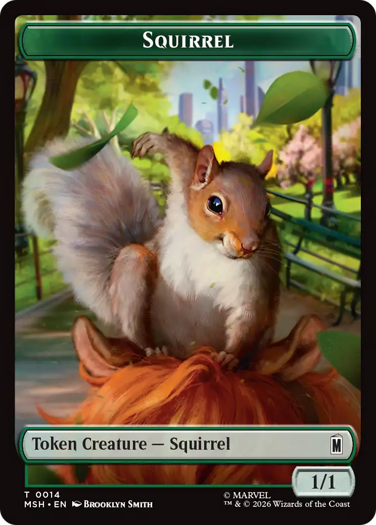 Galactus // Squirrel Double-Sided Token [Marvel Super Heroes Tokens] | Gear Gaming Fayetteville