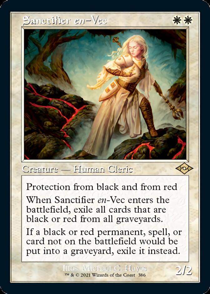 Sanctifier en-Vec (Retro Foil Etched) [Modern Horizons 2] | Gear Gaming Fayetteville