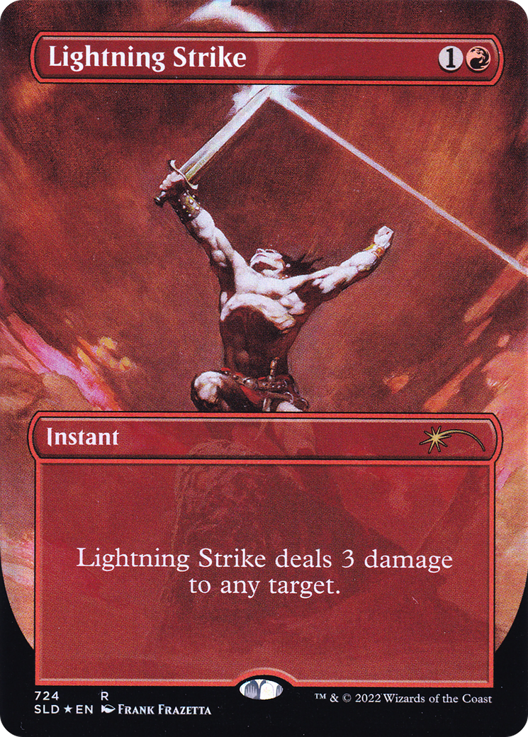 Lightning Strike (Borderless) [Secret Lair Drop Promos] | Gear Gaming Fayetteville