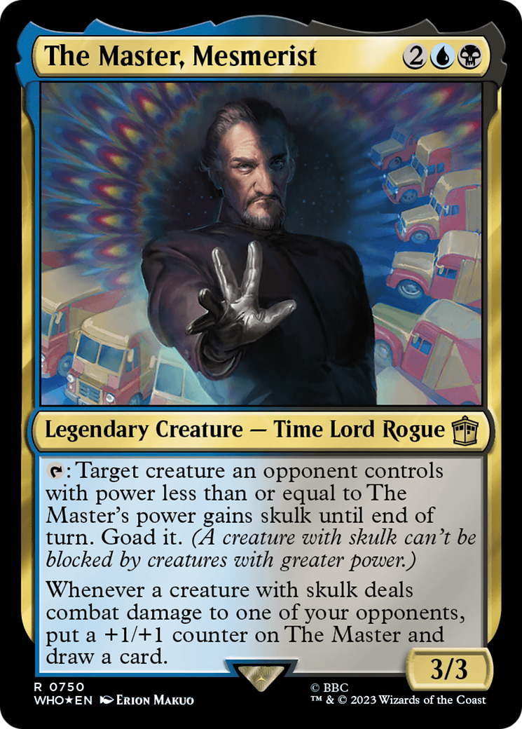 The Master, Mesmerist (Surge Foil) [Doctor Who] | Gear Gaming Fayetteville