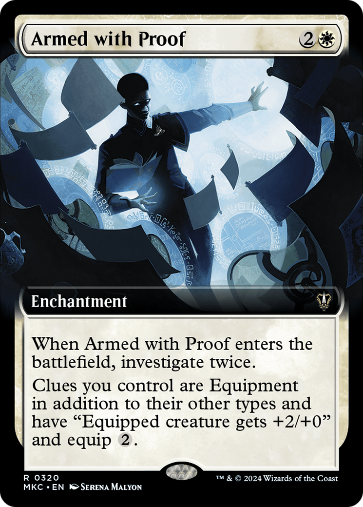 Armed with Proof (Extended Art) [Murders at Karlov Manor Commander] | Gear Gaming Fayetteville