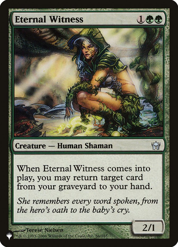 Eternal Witness [The List] | Gear Gaming Fayetteville