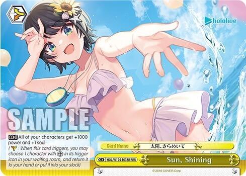 Sun, Shining (RRR) - [hololive production Vol.2] | Gear Gaming Fayetteville