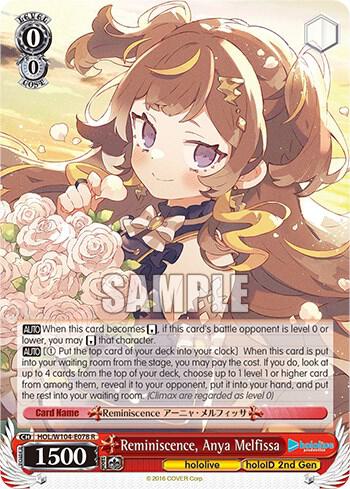Reminiscence, Anya Melfissa - [hololive production Vol.2] | Gear Gaming Fayetteville
