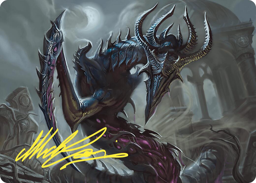 Crypt Sliver Art Card (Gold-Stamped Signature) [Commander Masters Art Series] | Gear Gaming Fayetteville