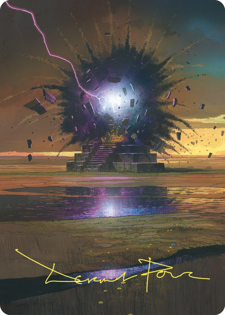 Return to Dust Art Card (Gold-Stamped Signature) [Commander Masters Art Series] | Gear Gaming Fayetteville