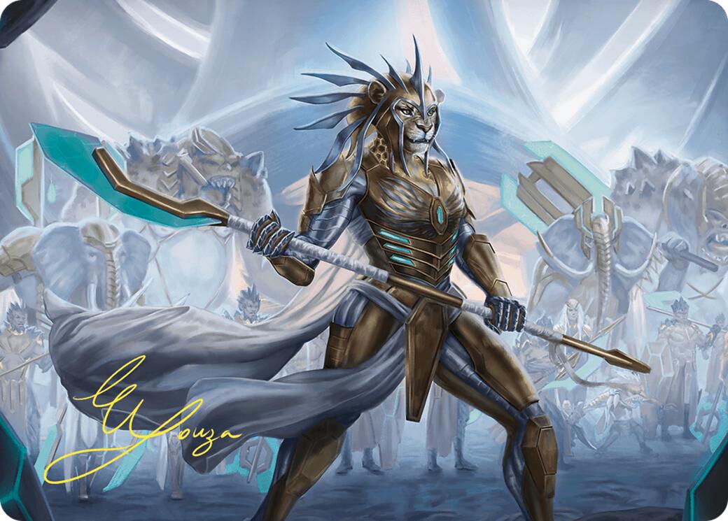 Kemba, Kha Regent Art Card (Gold-Stamped Signature) [Commander Masters Art Series] | Gear Gaming Fayetteville