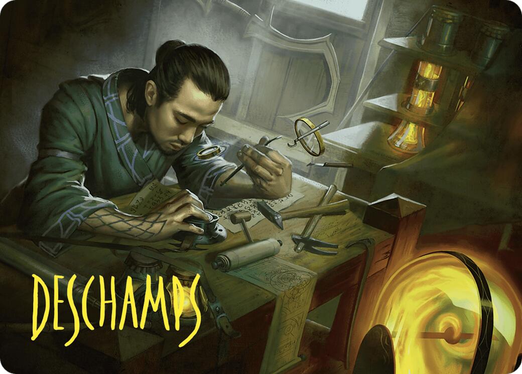 Renowned Weaponsmith Art Card (Gold-Stamped Signature) [Commander Masters Art Series] | Gear Gaming Fayetteville