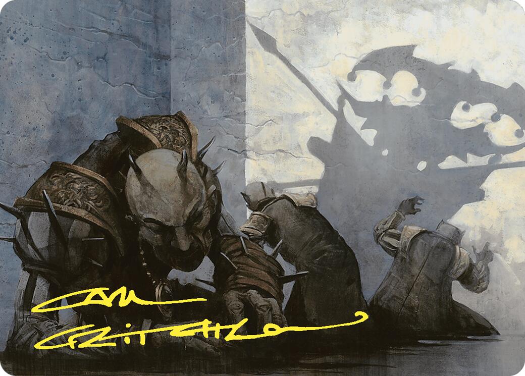 Decree of Pain Art Card (Gold-Stamped Signature) [Commander Masters Art Series] | Gear Gaming Fayetteville