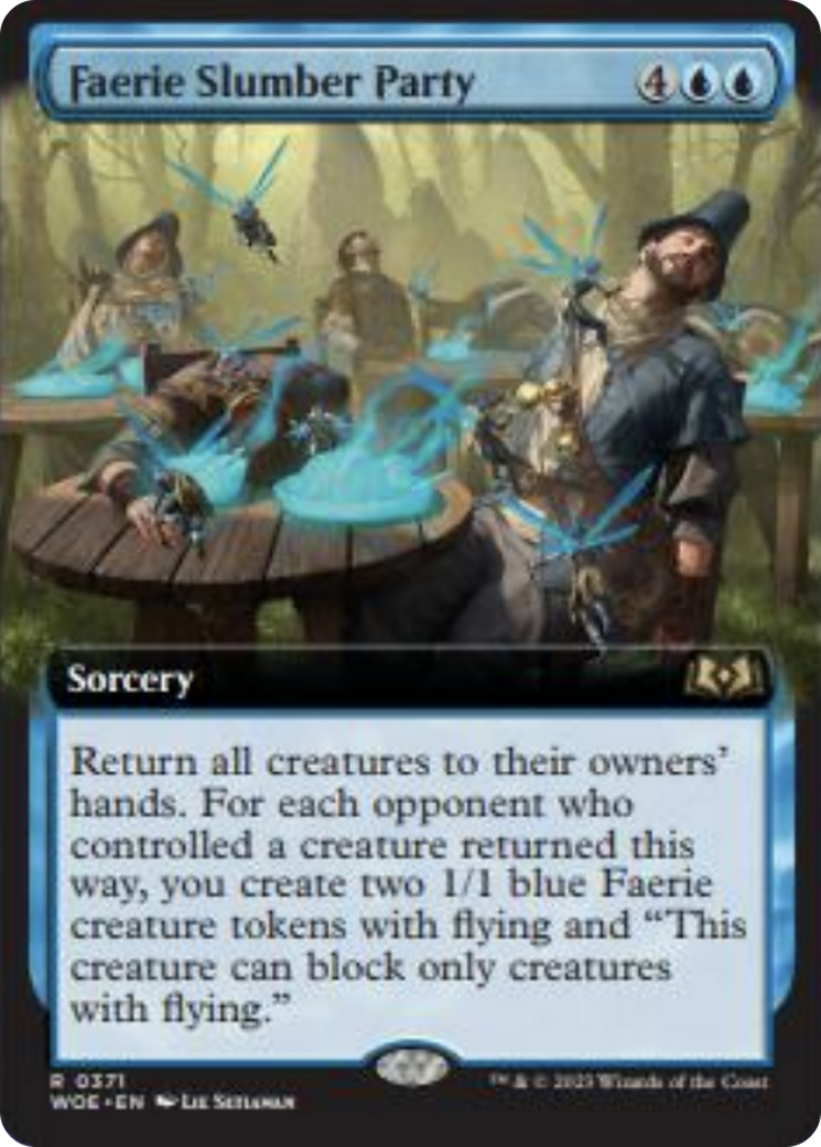 Faerie Slumber Party (Extended Art) [Wilds of Eldraine] | Gear Gaming Fayetteville